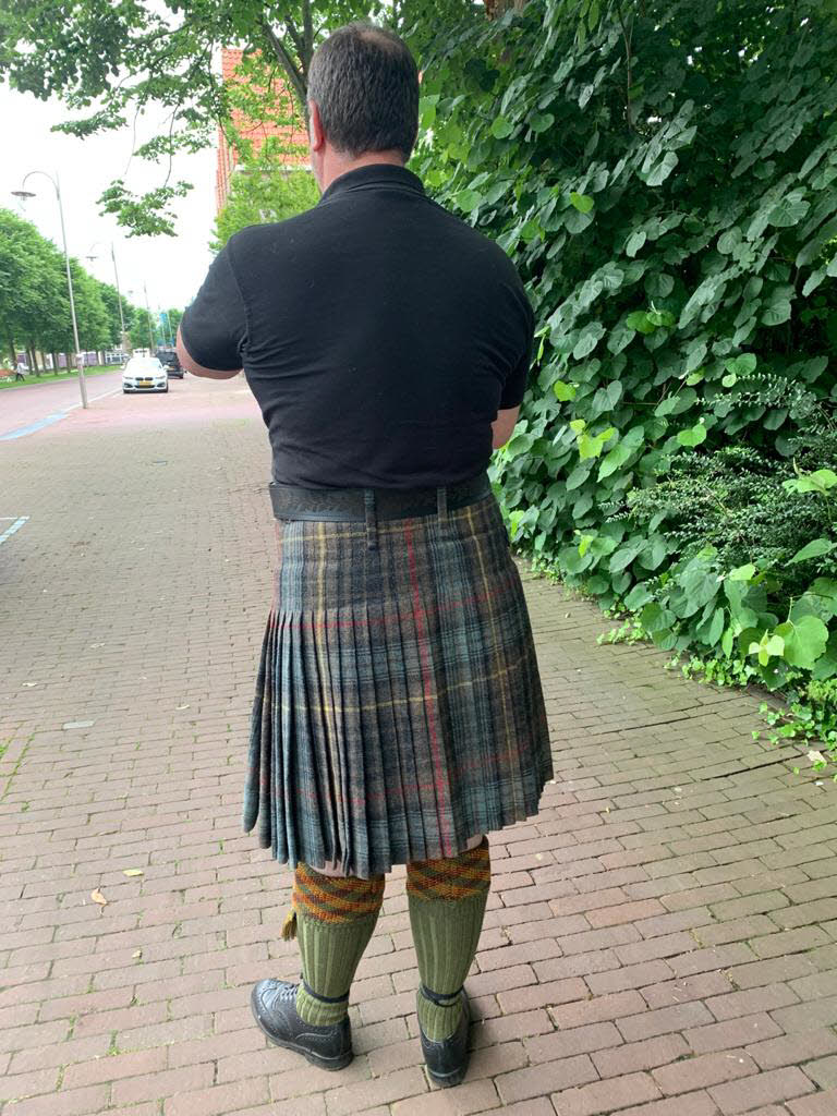 Traditional Kilt, machine made and hand finished