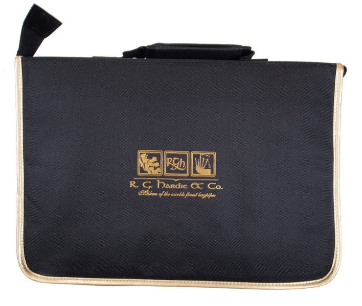 Deluxe Practice Chanter Bag - to fit A4 music book - Black only