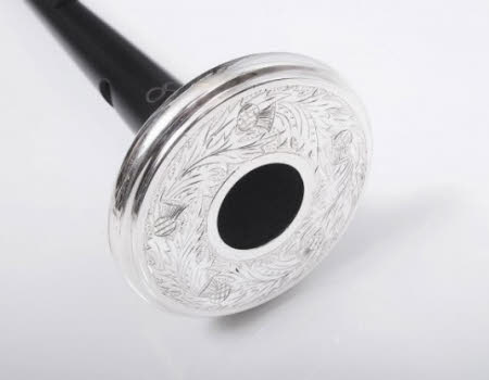 Sole: Thistle Hand Engraved Silver