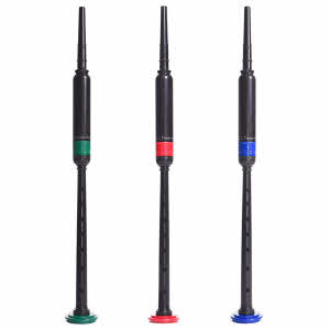 Standard Plastic Practice Chanter with coloured ferrule and sole