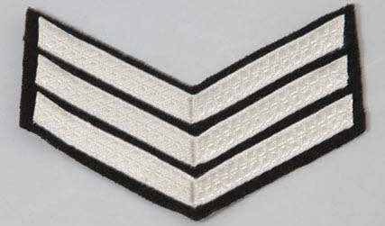 Embellishments: Chevrons 3 (Sergeant)